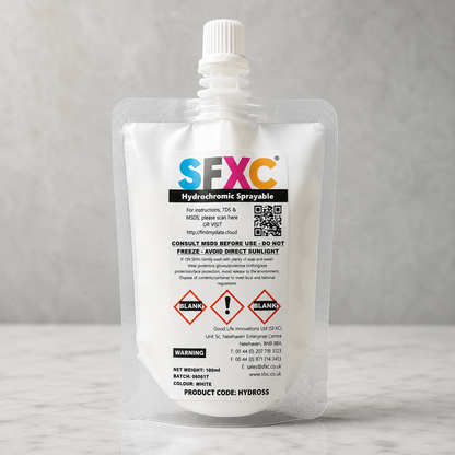 SFXC Hydrochromic Ink 100ml SFXC Hydrochromic Sprayable Ink