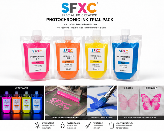 SFXC Photochromic Screen Ink SFXC Photochromic Ink Trial Pack