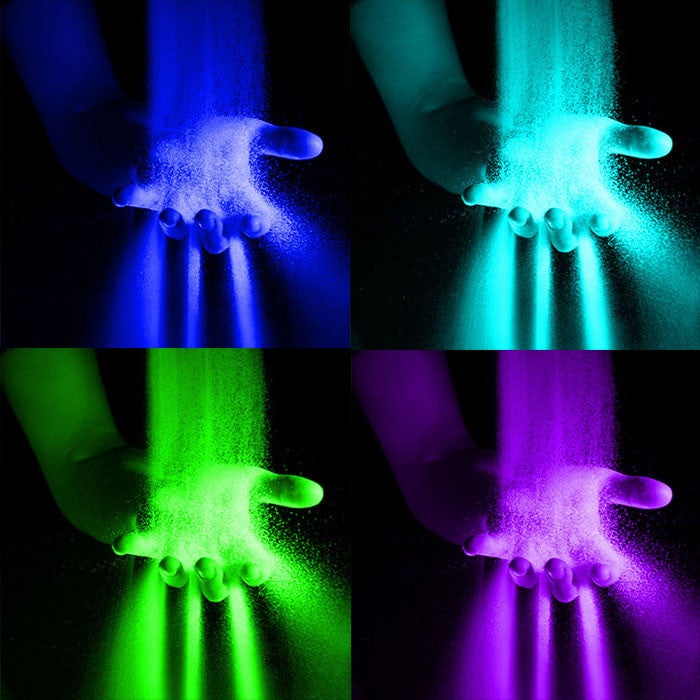 SFXC Glow-in-the-dark pigments Glow in the Dark Powder Trial Pack - 4 Colour Set