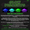 SFXC Glow-in-the-dark pigments Green Glow in the Dark Powder - for solvent based mediums